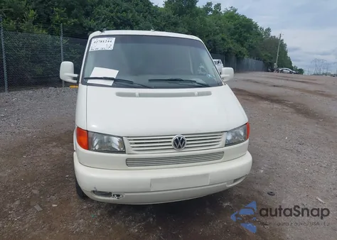 2002 Volkswagen Eurovan Gls из США, поврежденный, VIN WV2KB47052H026745